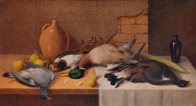 Stilleven met wildvogels door William Cruikshank