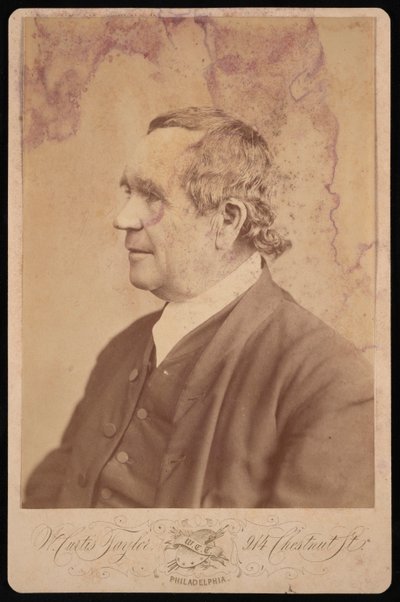 Portret van J.D. Lang, Voor 1877 door William Curtis Taylor