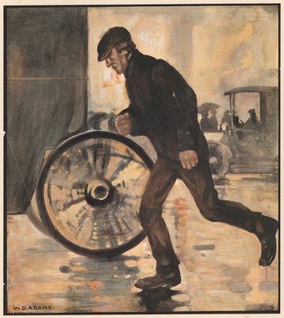 De Cab Runner, "De vermoeide mijlen" door William Dacres Adams