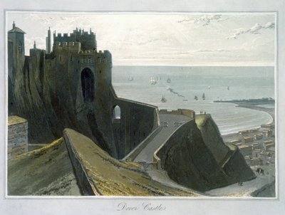 Kasteel van Dover, Kent, 1823 door William Daniell