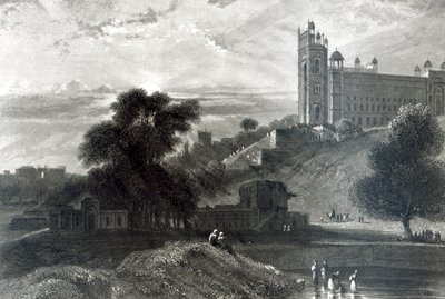 Fatehpur Sikri bij Agra, gegraveerd door R. Brandard door William Daniell