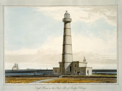 Vuurtoren op de Start, Isle of Sandy, Orkney, uit 