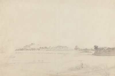 Uitzicht op Monghyr, Bihar door William Daniell