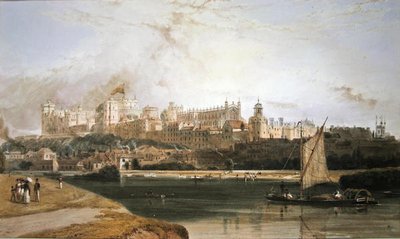 Windsor Castle door William Daniell