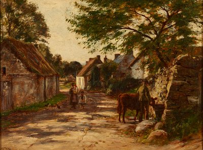 Laat in de middag op een landweg door William Darling McKay