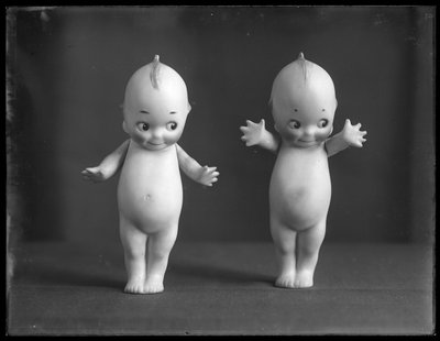 Paar kewpie-poppen, ca.1913 door William Davis Hassler