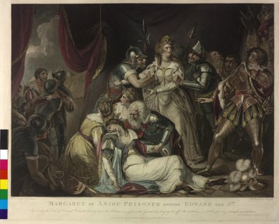 Illustratie van: Francklin Margaret van Anjou (mezzotint) door William Dickinson