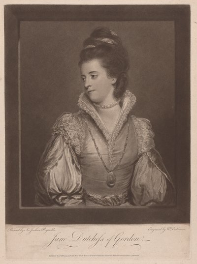 Jane Hertogin van Gordon door William Dickinson