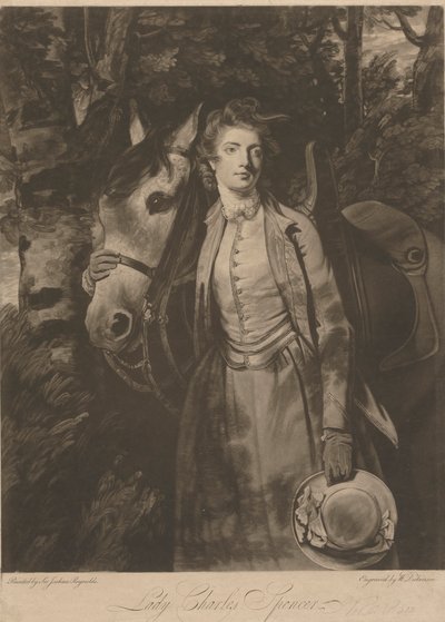 Lady Charles Spencer door William Dickinson
