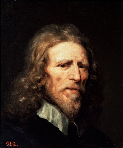 Portret van Abraham van der Doort, voor 1640 door William Dobson