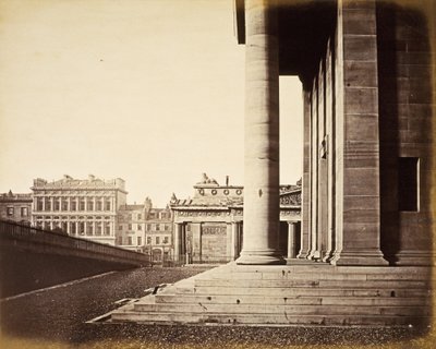 De National Gallery en Royal Institution (Royal Scottish Academy), Edinburgh door William Donaldson Clark
