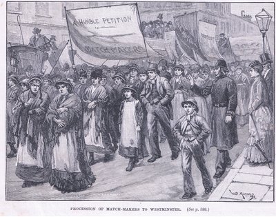 Processie van de lucifersmakers naar Westminster 1871 AD door William Douglas Almond