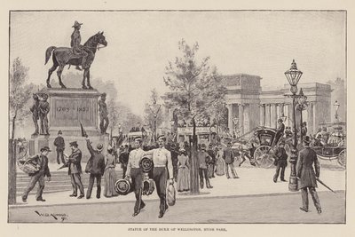 Standbeeld van de Hertog van Wellington, Hyde Park door William Douglas Almond