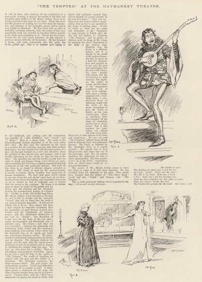 De verleider, in het Haymarket Theatre door William Douglas Almond