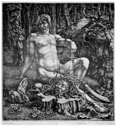 Perseus door William EC Morgan
