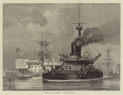 Onze marine, HMS Thunderer door William Edward Atkins