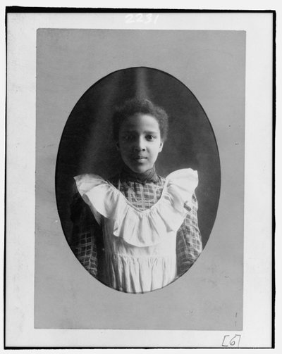 Bazoline Estelle Usher, student aan de Atlanta University door William Edward Burghardt "W. E. B." Du Bois