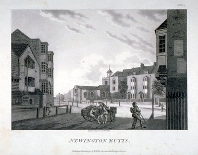 Newington Butts, Southwark, Londen door William Ellis