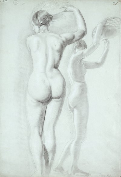 Figurenstudies door William Etty