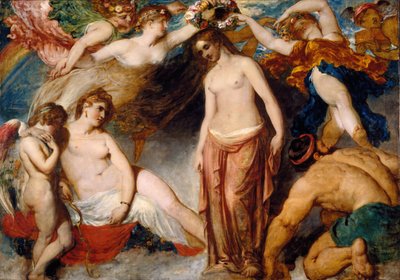 Pandora Gekroond door de Seizoenen, 1824 door William Etty