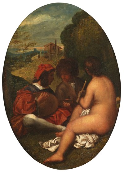 Pastoraal Concert, naar Titiaan door William Etty