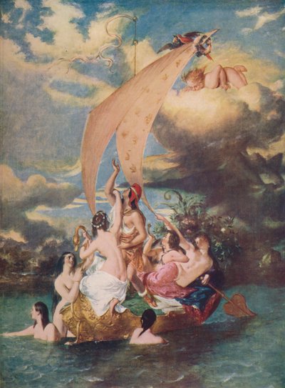 Jeugd aan het roer en plezier aan het roer, 1830-32, ca. 1915 door William Etty