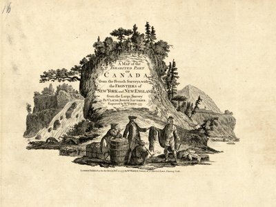 Indianen in de Bont Handel in Canada, 1777 door William Faden