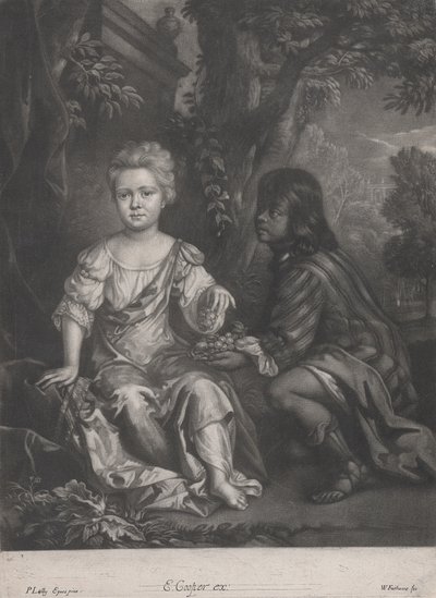 Elizabeth Cooper door William Faithorne