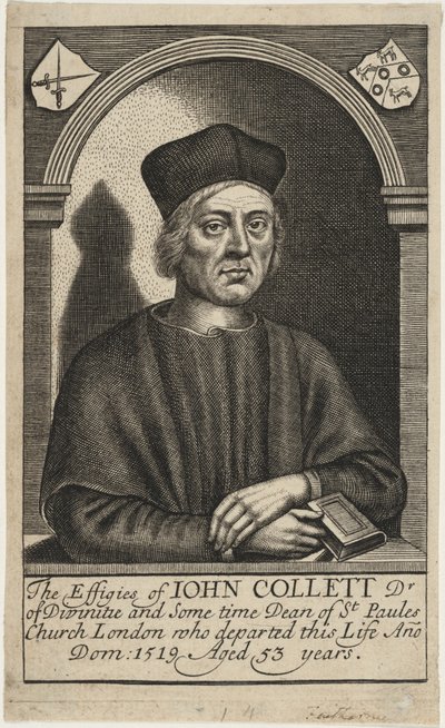 John Colet, D.D. door William Faithorne