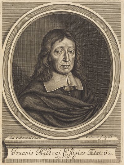 John Milton door William Faithorne