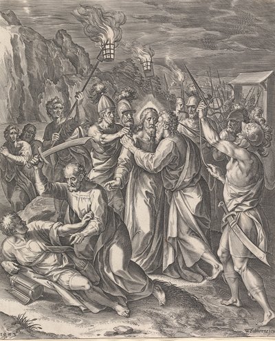 Het verraad van Christus door William Faithorne