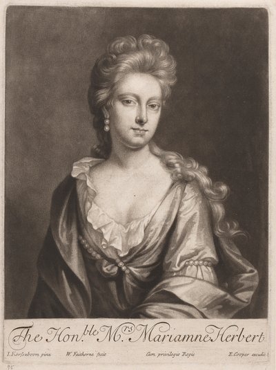 De Eerbare Mevrouw Marianne Herbert door William Faithorne