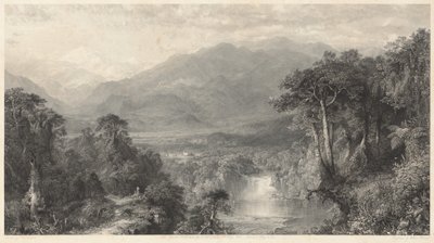Het Hart van de Andes door William Forrest, after Frederic Edwin Church