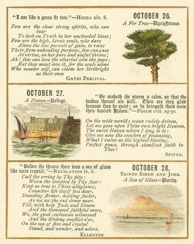 Pagina uit The Bible Emblem Anniversary Book door William Foster