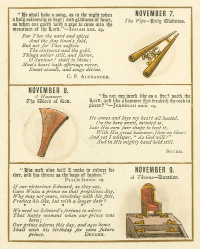 Pagina uit Het Bijbel Embleem Jubileumboek door William Foster