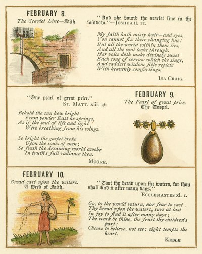 Pagina uit The Bible Emblem Anniversary Book door William Foster