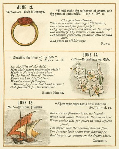 Pagina uit Het Bijbel Embleem Jubileumboek door William Foster