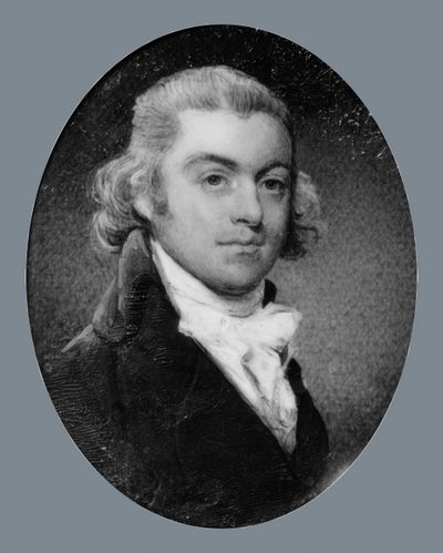Portret van een heer, ca. 1795 door William Franks