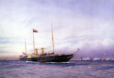 H.M. Jacht Osborne door William Frederick Mitchell