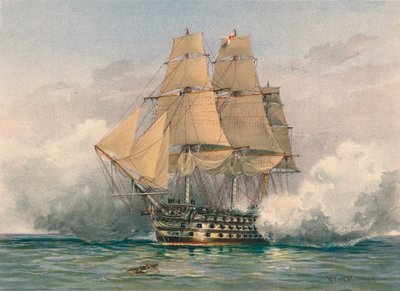 De Victory, gelanceerd 1765 door William Frederick Mitchell