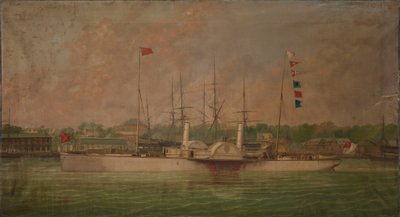 De raderstoomboot 