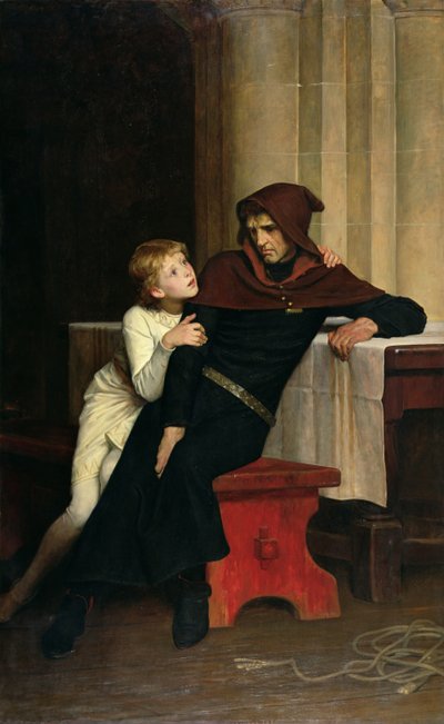 Prins Arthur en Prins Hubert door William Frederick Yeames