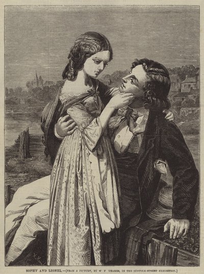 Sophy en Lionel door William Frederick Yeames