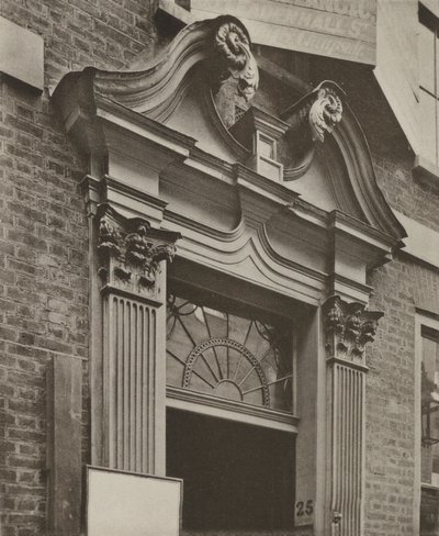 Deur, Crutched Friars, Londen door William Galsworthy Davie