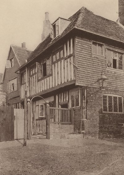 Mermaid Inn, Rye, Sussex door William Galsworthy Davie