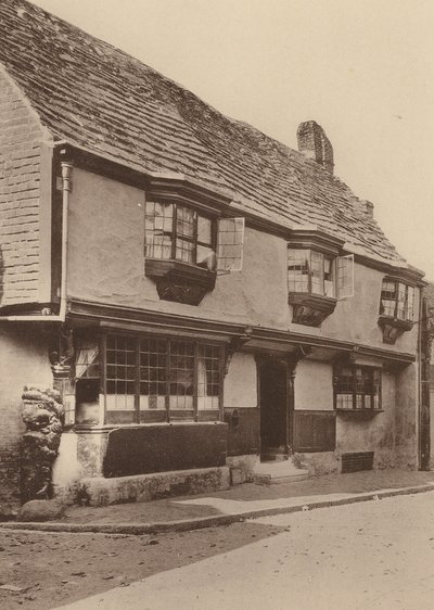 Star Inn, Alfriston, Sussex door William Galsworthy Davie