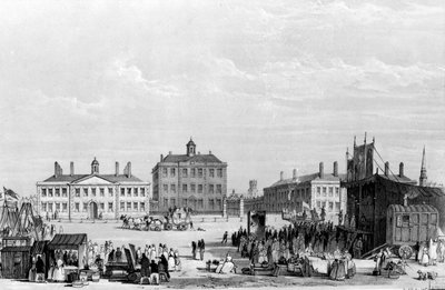Oude Liverpool Infirmary en Alms-Houses, met John Cooke