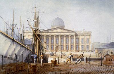 Het Douanehuis en het Inkomstengebouw, uit 