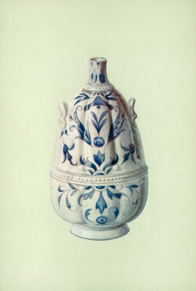 Fles, Medici-porselein, Florentijns door William Gibb