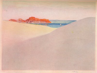 Zandduinen, Denemarken, ca. 1917 door William Giles